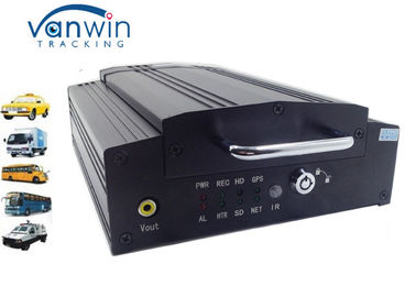 G-sensor taşınabilir araç dijital video kaydedici ile 4ch HDD DVR CE / FCC