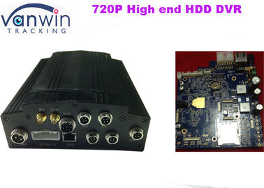AHD 720 P HD Mobil DVR, Ses Video kaydedici ile 3G GPS 4ch araba dvr