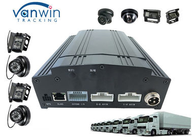 3G 4G 4ch / 8ch full hd 1080 p AHD MDVR ve Kamera / Ses Sistemi polis arabası çözümü