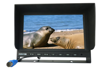Sağlam 4CH 1080 P LCD Quad Araba Video Monitörleri DVR 12 ~ 24 V 4 Kanal HD Girişleri Ile