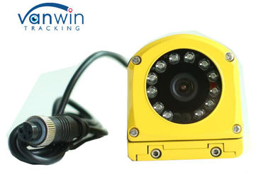 Sarı Metal Su geçirmez CCTV Gözetleme Kamerası CCD 700TVL Otobüs / Kamyon İçin Yan Görünüm