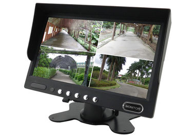 Van / Kamyon için 7 inç Geniş Ekran LCD Monitör 4ch DVR standı ve dörtlü standlı