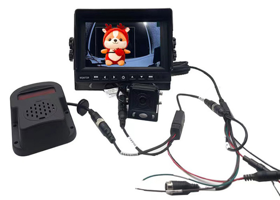 1080P HD BSD Kör Nokta Algılama Yardımı AI Kamera 7 İnç Monitörlü Ses ve Işık Alarmı