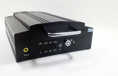 HDD ve SD Kart 4 Kanal Mobil DVR darbeye dayanıklı, dijital Mobil araba DVR H 264