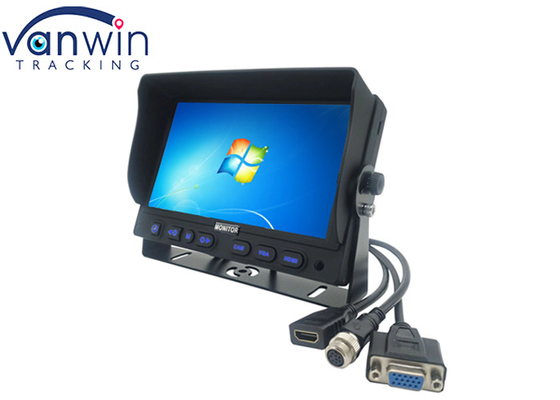 HD MDVR Video Görüntüsü için Android VGA HDMI Girişi AV TFT Araba Monitörü