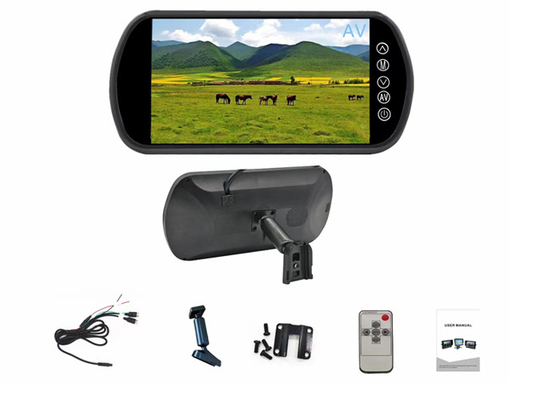 DVR Kayıtlı Evrensel AV 7 İnç HDMI Monitör Dikiz Aynası