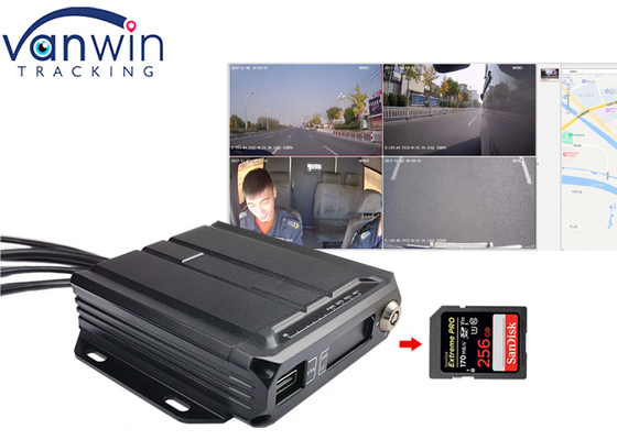 1080P HD 4ch SD Kart 4G GPS ile mobil HD DVR