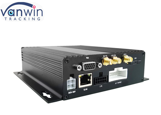 1080P AHD Dual SD güvenlik mobil dvr 4Ch GPS 3g 4g Wifi Otobüs Filosu için