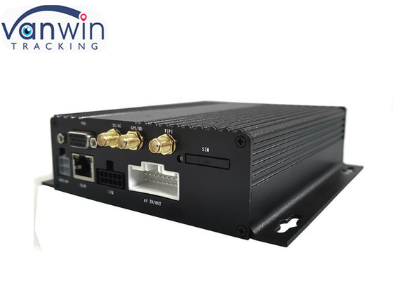 1080P AHD Dual SD güvenlik mobil dvr 4Ch GPS 3g 4g Wifi Otobüs Filosu için
