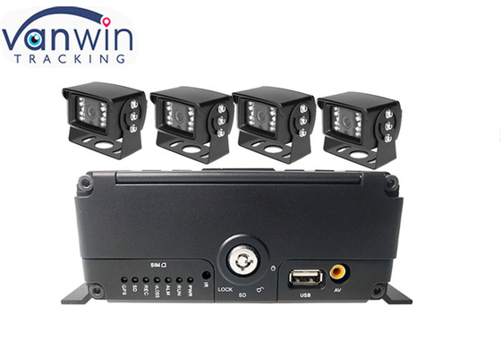 4ch 4G GPS WIFI H.265 HDD Mobil araba kayıt cihazı