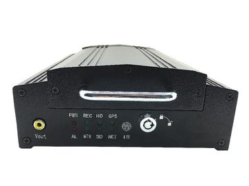 4G Mobil AHD Kaydedici 1080 P / 720 P Araba DVR Kara Kutu 4CH Kamera ile GPS