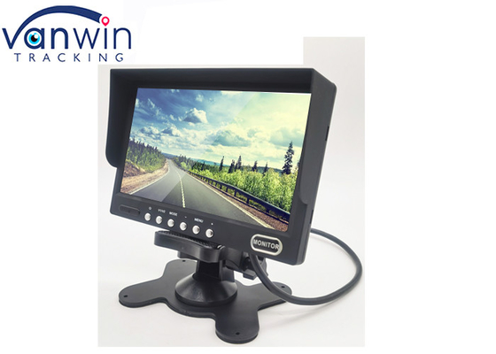 Dash Yedekleme Monitörü Üzerinde 7 İnç Araç Dijital TFT LCD Mdvr Kamera için 2 Video Girişi