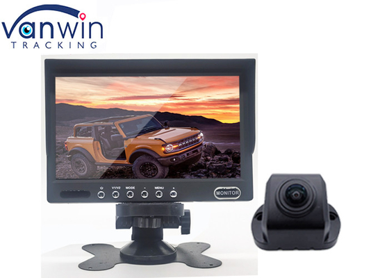 Dash Yedekleme Monitörü Üzerinde 7 İnç Araç Dijital TFT LCD Mdvr Kamera için 2 Video Girişi