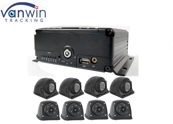 GPS 4G WIFI Alarmı ile 8CH HDD SSD SD Kart araç dvr&#39;ı