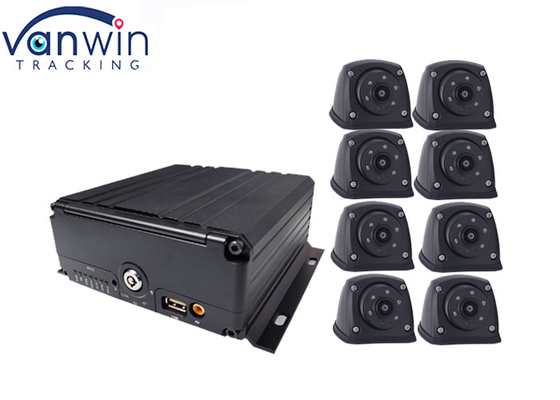 GPS 4G WIFI Alarmı ile 8CH HDD SSD SD Kart araç dvr&#39;ı