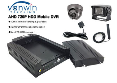 12 V Araba CCTV DVR Sistemi 720 P Mobil DVR AHD 1.3MP Güvenlik Kameraları