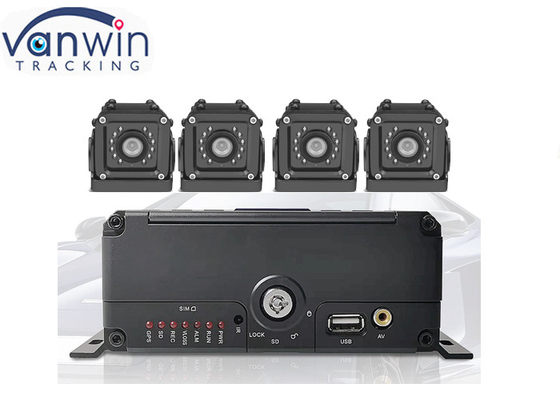 4 kanallı mobil HDD dvr canlı video akışı araç izleme sistemi