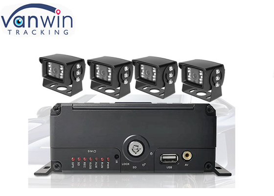 4 kanallı mobil HDD dvr canlı video akışı araç izleme sistemi