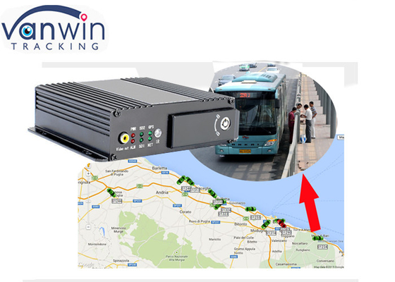 4G GPS Çift SD 8 Kanal ağ gömülü DVR AHD 1080P Halk otobüsü için