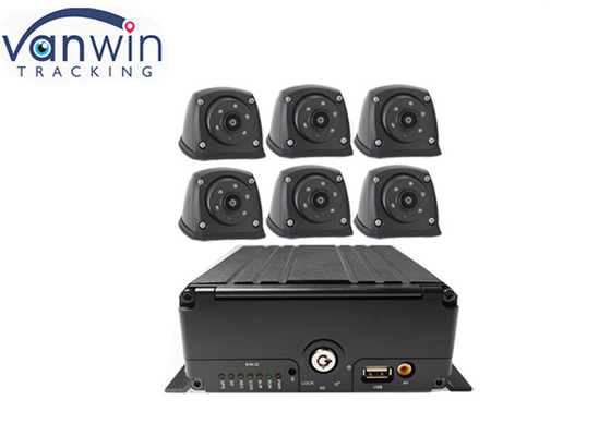 6ch 4G AHD HDD 1080P mobil güvenlik kamera sistemi