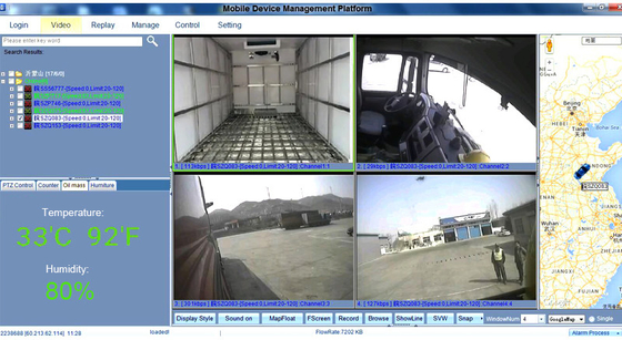 4G Online Video GPS Takip Mobil Araç Filosu Yönetimi