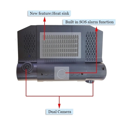Araçlar için 4G wifi 1080p TF kart kamerası GPS 2ch ahd mdvr kamerası 1080p