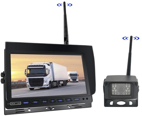 10 Inch Quad Split 4ch AHD Monitor Sinyal Kablosuz 1080P Araba Ters Kamera Monitor Kit
