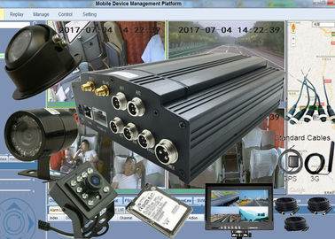 H.264 HDD Mobil DVR Araba Uzaktan Görüntüleme ve Takip Sistemi 3G GPS Tracker DVR