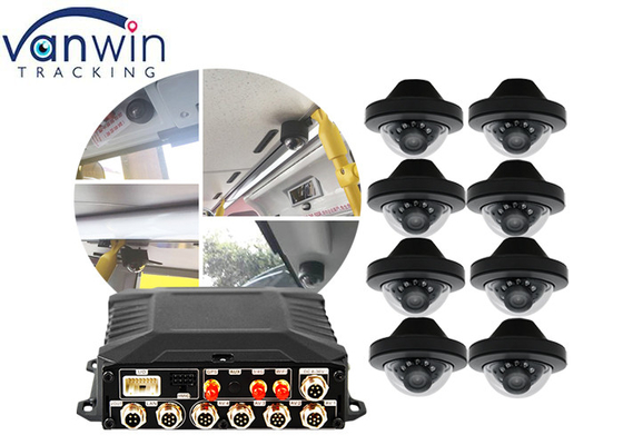 Araç için 4G 5G GPS 12CH Hybrid MNVR 1080p IPC video CCTV sistemi