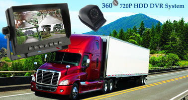 7 inç 4CH HD Monitör DVR Video Kaydedici ile 720 P 4 kameralar Tarım aracı