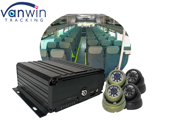 H.264 HDD 1080P 4CH MNVR Kamyon Otobüs Uzaktan 3G 4G GPS WiFi Araç Ağı İzleme Mobil NVR