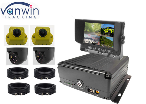 Kamyon otobüsü Uzak Araç Ağı İzleme için HDD SSD Destek 4G GPS WiFi MNVR