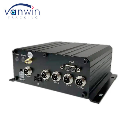4CH MNVR HDD ile SSD Destek 4G GPS Wifi Truck Bus Uzak Araç Ağı İzleme