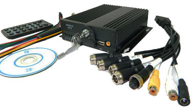 4CH Çift SD yuvaları dijital video kaydedici 1080 P GPS WIFI VGA ile 4G MDVR, RJ45, Interkom