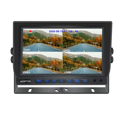 9 inç AHD Araç HD Ekranı Otobüs Güvenliği Ahd 960P Kamyon Rel için Dört Görünümlü Araç Monitörü