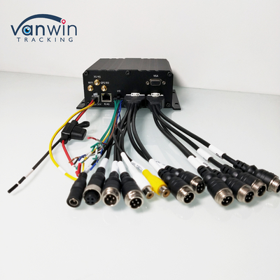 Araç Güvenliği İzleme için 8 Kanallı Sabit Disk SD Kart Mobil DVR H.264 Araç MDVR