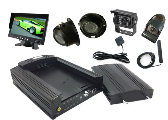 Otobüsler HD Mobil DVR 4G LTE GPS WIFI 4CH 1080 P HDD / Canbus Ile SSD RJ45 Ağ Portu