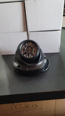 IR Kesik Kızılötesi LED Metal Vandal Kanıtlı İç mekan Full HD Araç Kubbe Kamerası Otobüs, Kamyon için