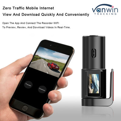 ADAS HD Gece Görüşü Park İzleme Mobil İnternet Wifi Gizli 360 ° 1 Inch Sürüş Kaydedici