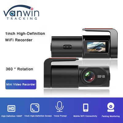 ADAS HD Gece Görüşü Park İzleme Mobil İnternet Wifi Gizli 360 ° 1 Inch Sürüş Kaydedici