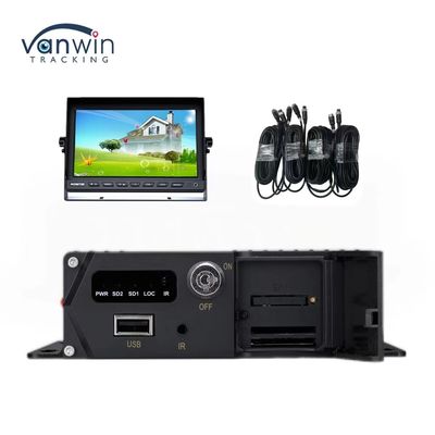 DC 12V 36V H.265 4CH HD 1080P Mobil DVR Dash Cam Kaydedici Kablosuz Transfer ile