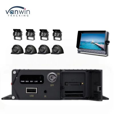 8CH 1080P H.265 HD GPS Araç Mobil DVR Kaydedici 12V 2.5A ve 5V 2A Çıktısı ile