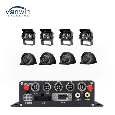 8CH 1080P H.265 HD GPS Araç Mobil DVR Kaydedici 12V 2.5A ve 5V 2A Çıktısı ile