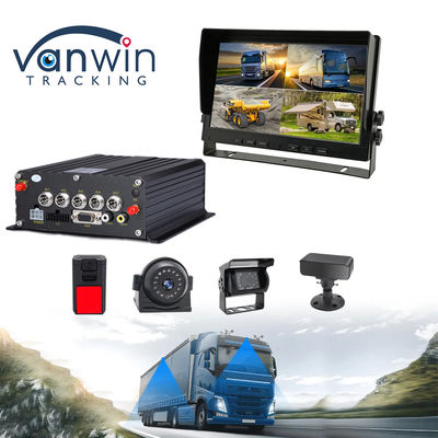 Araç 1080P H.265 4CH SD Araç Mobil DVR Dash Cam Kaydedici