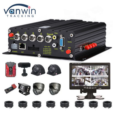 GPS DVR ile AI 4CH Araç Kaydedici 1080p Mobil DVR Araç DVR Video Kaydedici