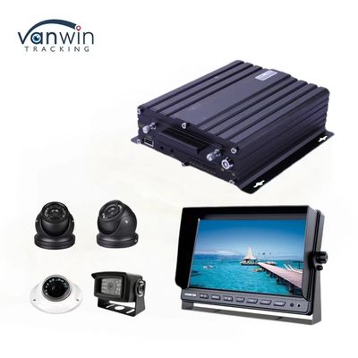 H.265 4CH HD Araç Mobil DVR Alarm Girişi ile 1080P AI Araç Kaydedici Nabız Hızı Girişi