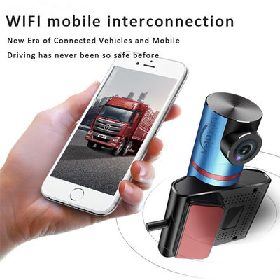 WiFi HD Gece Görüşü Sürüş Kaydedici Mini Araba Kamera 1080P GPS Destekler