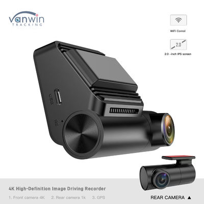 4K Yüksek Kararlı Görüntü Sürüş Kaydedici 1080P Destek WiFi GPS Taksi Kaydedici Kamera