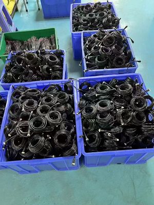20m 4P Din Jack Uzantı Kablosu Çift Kalkanlı Otobüs Kamerası için Kadın Erkek Bağlantısı