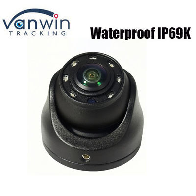 180° 1080P 2MP Su geçirmez IP69K Otobüs / Kamyon için IR Gece Görüşü ile İç / Dış Kupom Kameraları